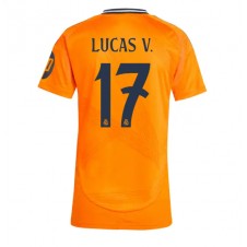 Real Madrid Lucas Vazquez #17 Bortatröja Dam 2024-25 Korta ärmar